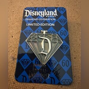 Disney 60th Anniversary Limited Edition Diamond Celebration AP Pin - Alice